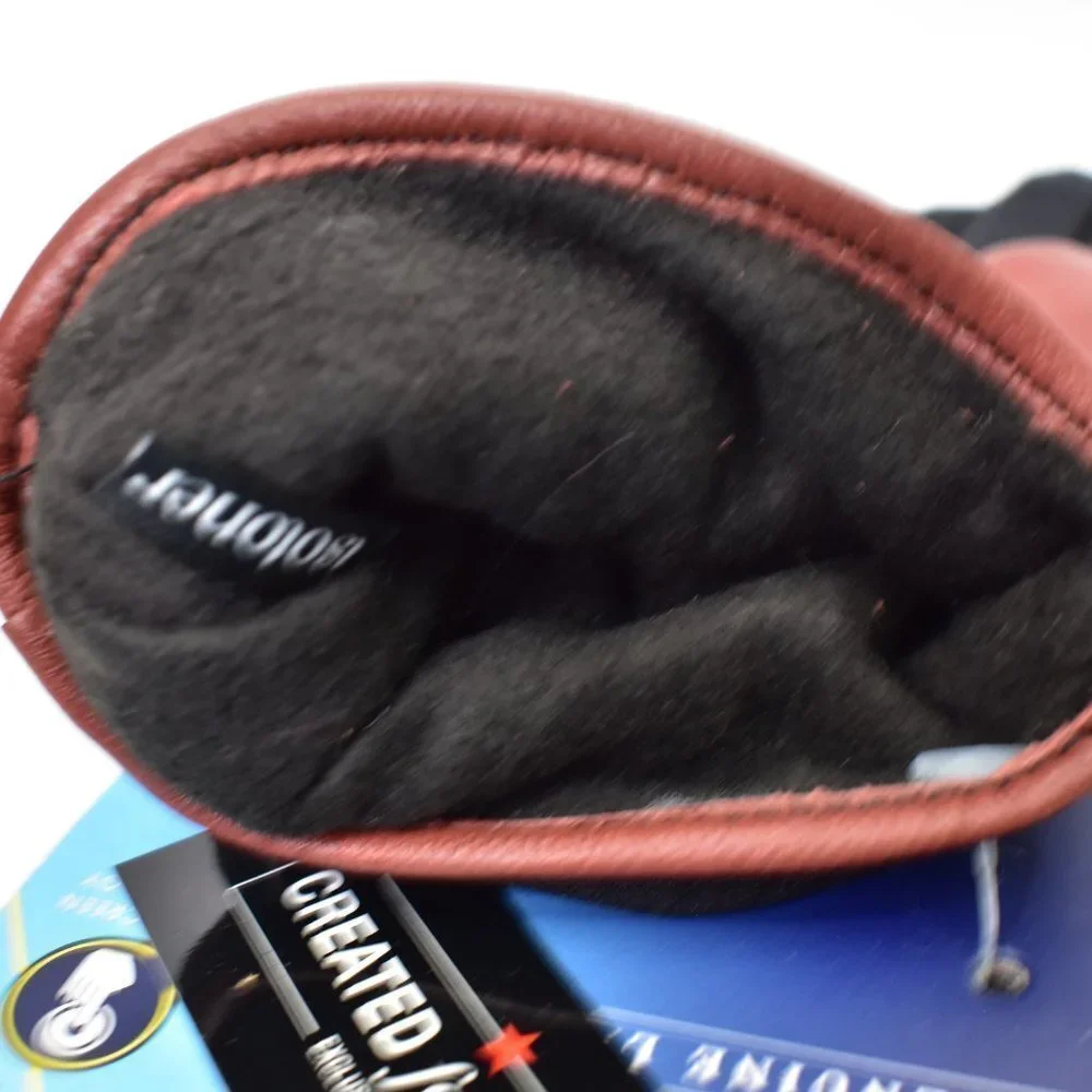 ISOTONER genuine leather smart touch WOMEN GLOVES SZ L/XL - Picture 7 of 7